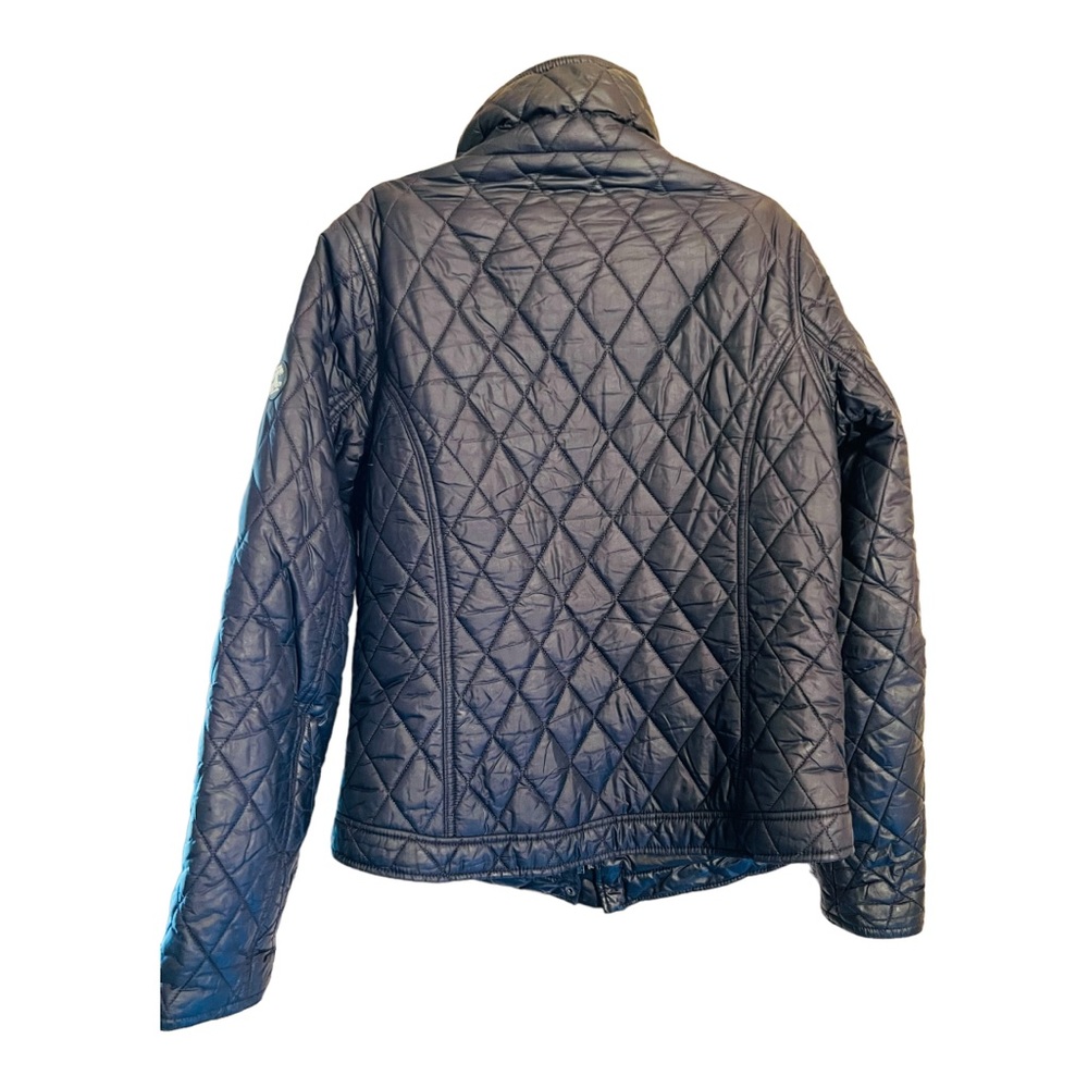Barbour Fairway Quilted Jacket Zipper Was Broken Off No Zipper Buttons Up Only - Picture 6 of 11